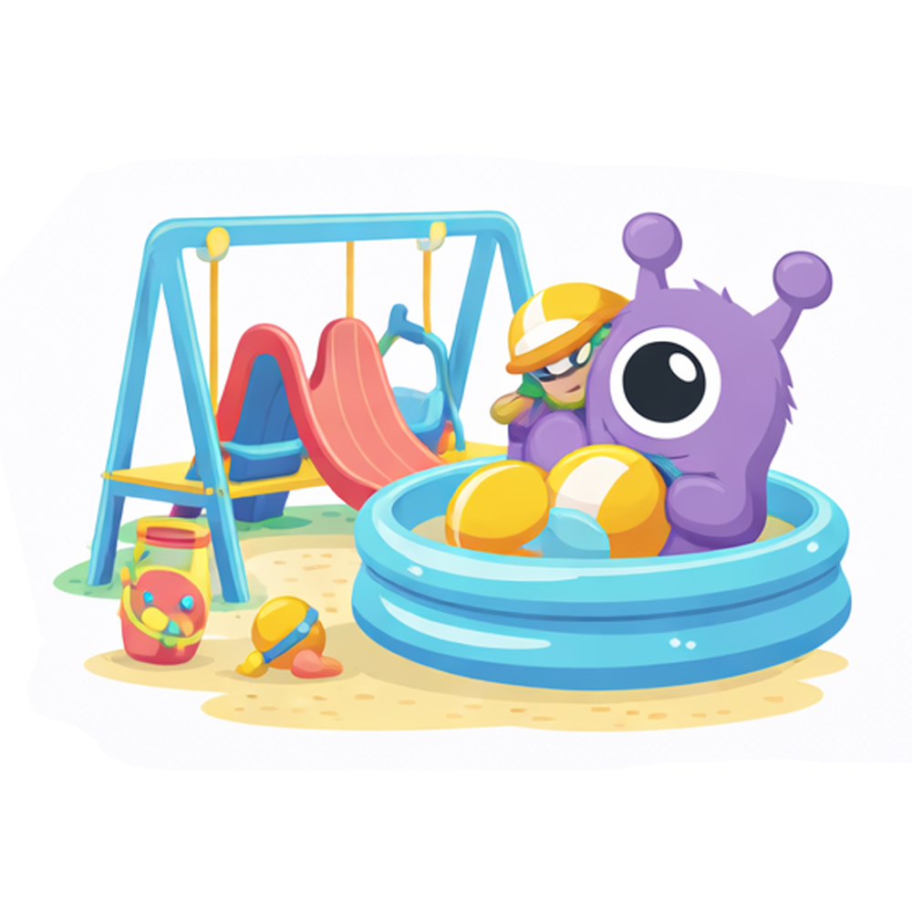 Piscine et jeux de plages